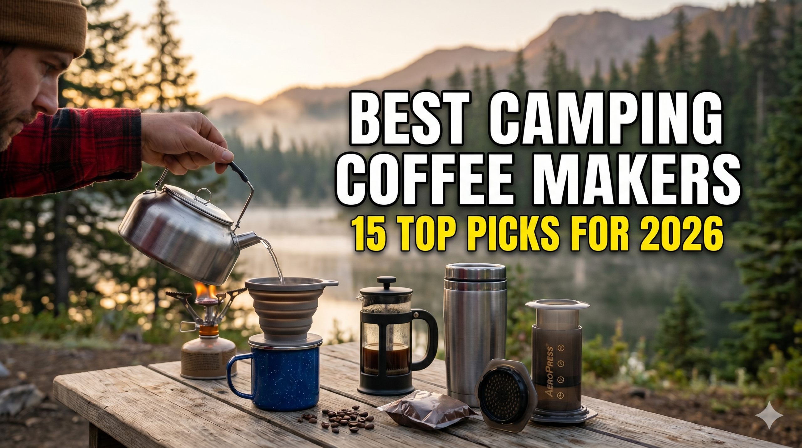 Best Camping Coffee Makers: 15 Picks for 2026