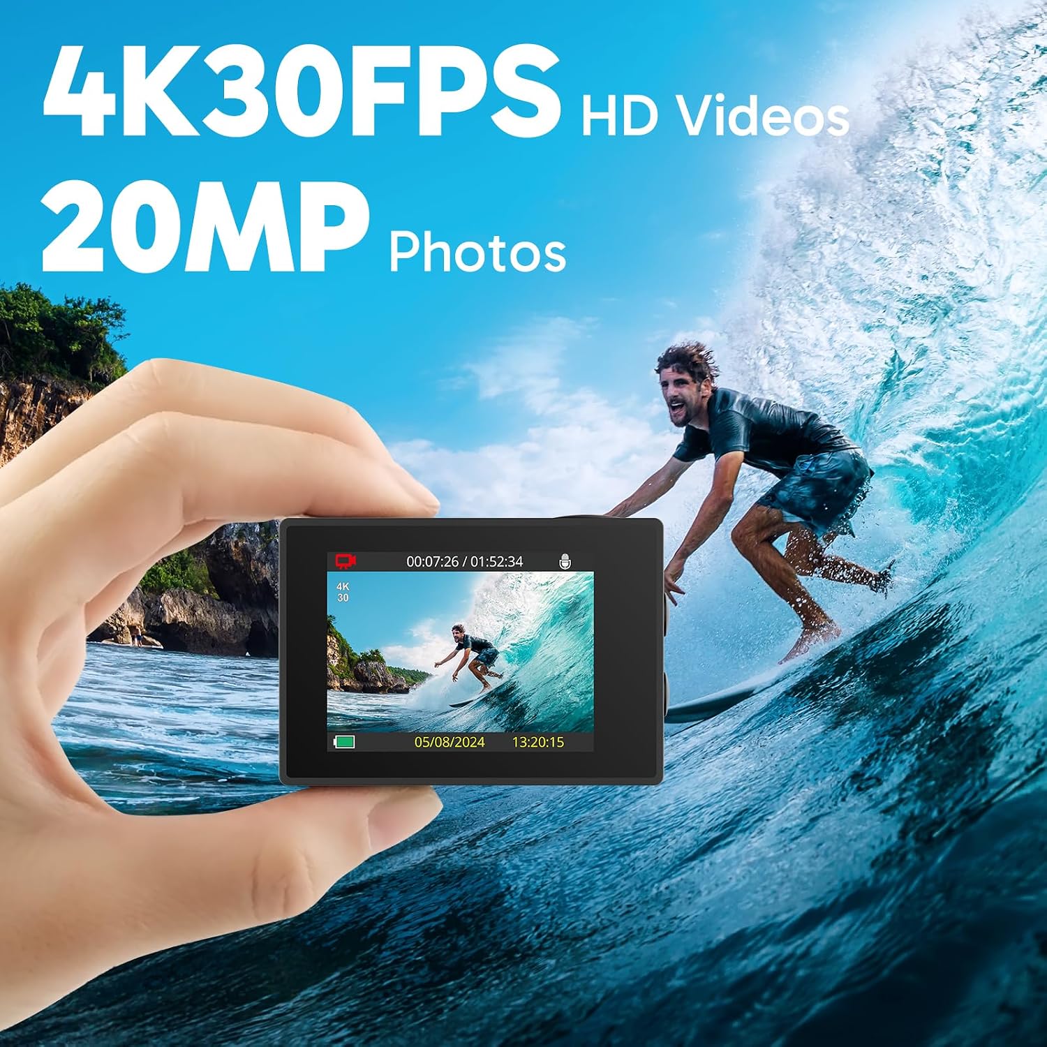 Best 4K Action Camera 2025 - AKASO EK7000 Review 2
