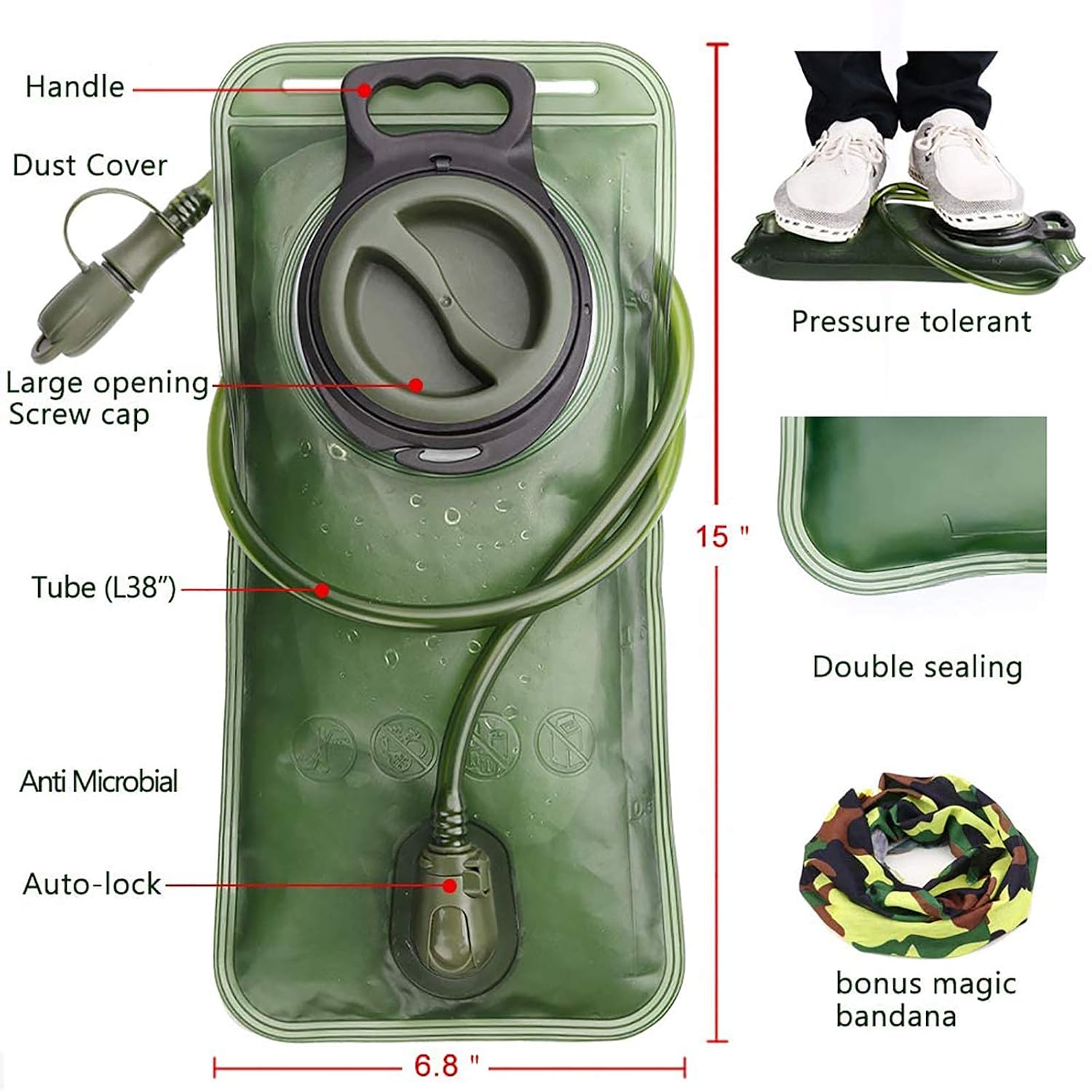 Best Hydration Bladder 2025 - BPA-Free Water Reservoir 2