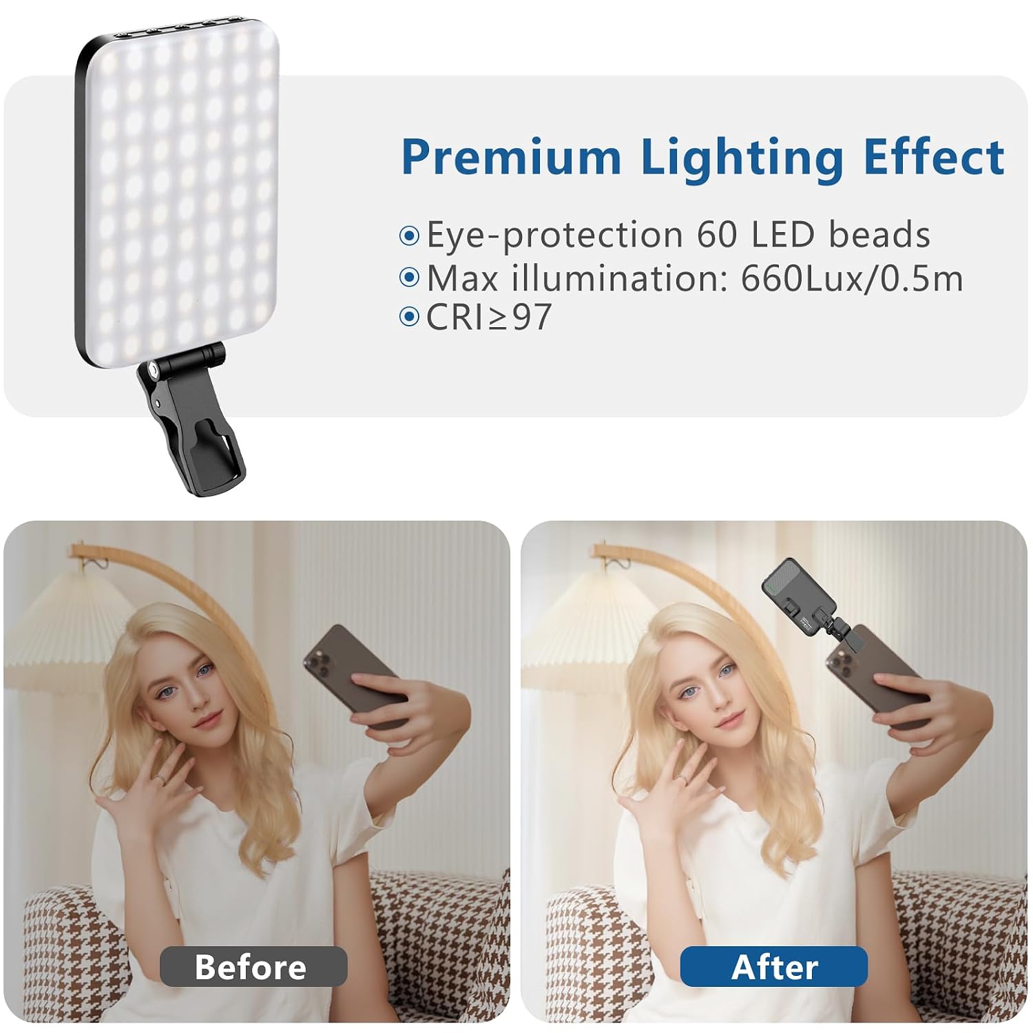 Best Portable Selfie Light 2025 - ALTSON 60 LED 4 Best Portable Selfie Light 2025 - ALTSON 60 LED 4